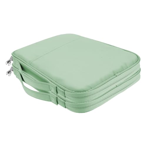 TOYANDONA 2 Stück Tablet-Tasche Veranstalter Tablet-Aufbewahrungstasche handhaben Männer Beutel Einkaufstasche reise umhängetasche Tablet-Innenhülle Umhängetasche aus Leder Polyester Grün von TOYANDONA