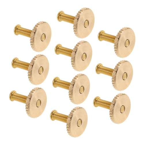 TOYANDONA 20 Stück Teiliges Schraubverschluss Anstecknadel Rückseiten für DIY Broschen Bastelzubehör Einfach zu Montierende Sichere Pinhalter für Abzeichen Vielseitige Bastelmaterialien von TOYANDONA