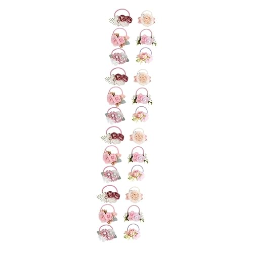 TOYANDONA 24 Stk Blumenstirnband Für Kinder Haarringe Elastische Haargummis Für Babys Haargummis Für Kleinkinder Haargummis Kleinkind Haarschmuck Für Kleinkinder Haarschmuck Für Babys Stoff von TOYANDONA