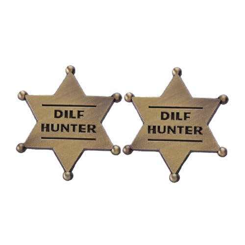 TOYANDONA 2St Gedenkmedaille abstecknadeln pinns -Abzeichen-Anstecknadel Stern-Abzeichen-Pin dekorative sechseckige Abzeichen legierte abzeichen Persönlichkeit Zubehör Hut TOYANDONA 2St Gedenkmedaille abstecknadeln pinns -Abzeichen-Anstecknadel Stern-Abzeichen-Pin dekorative sechseckige Abzeichen legierte abzeichen Persönlichkeit Zubehör Hut von TOYANDONA