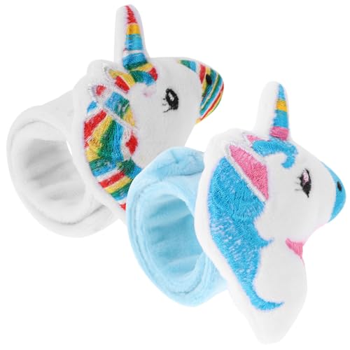 TOYANDONA Armbänder Set Kinder Armbänder Für Kinder 2er Set Einhorn Slap Armbänder Für Üsch Cartoon Party Handgelenkband Für Ädchen Und Jungen Festliche Und Hellweiß TOYANDONA Armbänder Set Kinder Armbänder Für Kinder 2er Set Einhorn Slap Armbänder Für Üsch Cartoon Party Handgelenkband Für Ädchen Und Jungen Festliche Und Hellweiß von TOYANDONA
