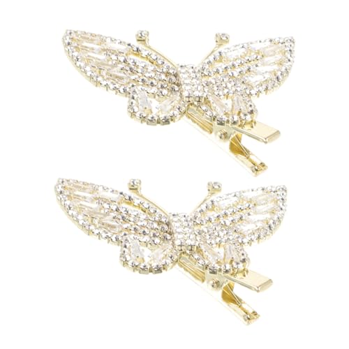 TOYANDONA 2stücke Schmetterling Haarspangen Clips Dekorative Ornament Schmetterling Haarnadel Frisur Vintage Haarspangen Haarspange Haarschmuck von TOYANDONA