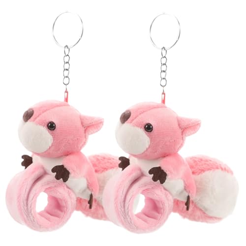 TOYANDONA 2st Pop-kreis-armband Kuscheltiere Spielzeug Für Kleinkinder Kinder Schnapparmbänder Geschenke Für Kleinkinder Panda Rosa Schüttgut Kleines Geschenk Liebhaber Pp Baumwolle von TOYANDONA