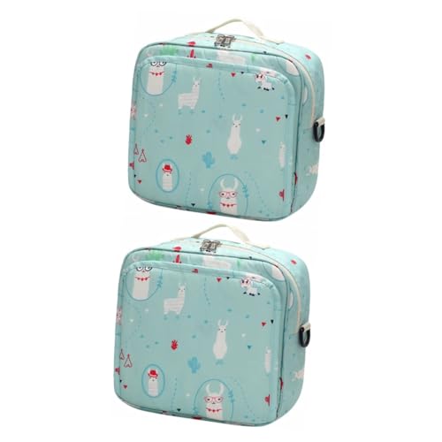 TOYANDONA 2st Wickeltasche Babywindel-Organizer Reise-Organizer-Taschen Tragetaschen-Organizer Aufbewahrungstasche Für Windeln Reise-Organizer-geldbörse Container Nylon Reisen Wasserdicht von TOYANDONA