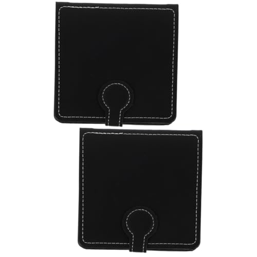 TOYANDONA 2stücke Guitar Pick Organizer Praktische Aufbewahrungstasche Für Gitarren-Picks Leicht Und Tragbar Schwarz Gitarre Akustikgitarre Ukulele Und Bass von TOYANDONA