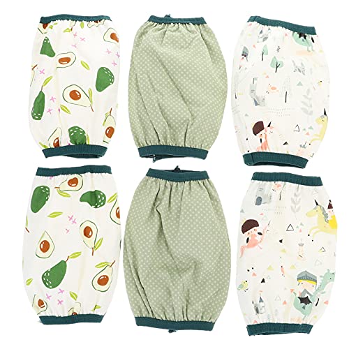 TOYANDONA 3 Pairs Kinder Ärmelschonern wasserdichte Kinder Oversleeve Oversleeve Wasserdicht Cartoon e Baby e von TOYANDONA