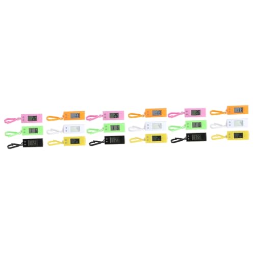 TOYANDONA 3 Sätze Schlüsselanhänger Taschenuhren Für Elektronikuhren Zufälligen Farben Für Prüfungen Praktische Und Zeitmesser Zufällige Farbe 6 Stücke * 3 von TOYANDONA
