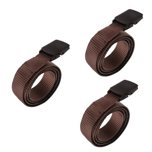 TOYANDONA 3 Stück Gürtel Kasse Schlüssel Geld Und Verstecken Versteckt Beutel Tasche Plus Taille Reisezubehör Für Frauen Kaffee Segeltuch von TOYANDONA