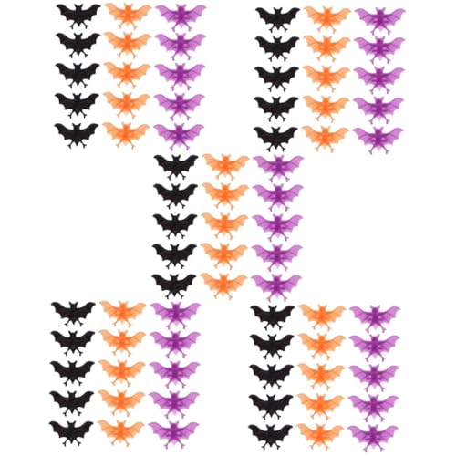 TOYANDONA 300 Stk Fledermausring Halloween-kinderring Kind Klingelt Vampirringe Spinnenringe Aus Kunststoff Halloween-spielzeugring Kinderspielzeugring Schüttgut Mann Halsband Plastik von TOYANDONA