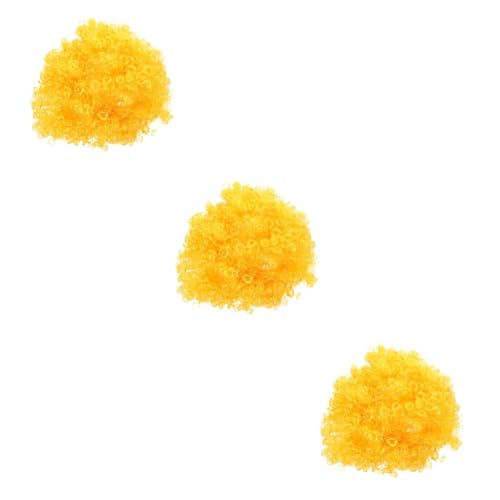 TOYANDONA 3stücke Unisex Clown Perücke Lustige Afro Perücke Für Erwachsene Karnevals Und Party-accessoire Leuchtendem Hochwertige Wiederverwendbare Kostümperücke von TOYANDONA