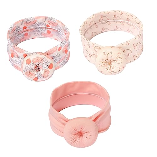 TOYANDONA 3St Donut-Stirnband Kopfschmuck für Kleinkinder Schleife-Stirnband haarschmuck hair accessories Haarbänder stirnbänder Neugeborene Stirnbänder für Mädchen Drucken von TOYANDONA