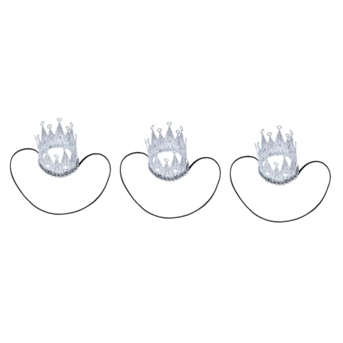 TOYANDONA 3stücke Junge Mädchen Haarband Mit Dreidimensionaler Spitze Krone Haarschmuck Für Mädchen Für Partys Geburtstagsfeiern Und Tägliche Nutzung Charmantes Design Für Junge von TOYANDONA