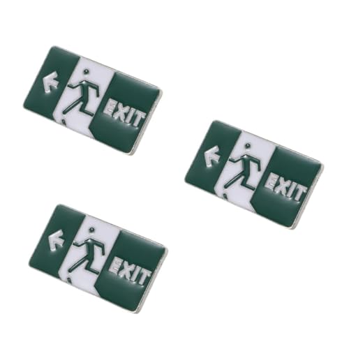 TOYANDONA 3st Im Dunkeln Leuchtende Brosche Rucksäcke Stift Mantelbrosche Jackenreversnadel Jackenbrosche Sicheres Ein- Und Ausstiegsblechschild Kleidung Brosche Stifte Lustig Metall TOYANDONA 3st Im Dunkeln Leuchtende Brosche Rucksäcke Stift Mantelbrosche Jackenreversnadel Jackenbrosche Sicheres Ein- Und Ausstiegsblechschild Kleidung Brosche Stifte Lustig Metall von TOYANDONA