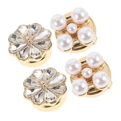 TOYANDONA 4 Stück Blumen-Manschettenknöpfe Abdeckung mit Blumenknöpfen Ansteckknopf-Schmuck Manschettenknöpfe für Hemden Blumenknopfabdeckungen Knopfüberzüge für Damenblusen Legierung Golden TOYANDONA 4 Stück Blumen-Manschettenknöpfe Abdeckung mit Blumenknöpfen Ansteckknopf-Schmuck Manschettenknöpfe für Hemden Blumenknopfabdeckungen Knopfüberzüge für Damenblusen Legierung Golden von TOYANDONA