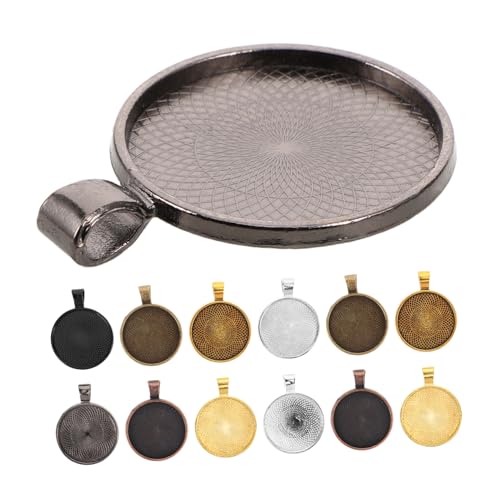 TOYANDONA 40 Stück Metallbasis für Diy Schmuckherstellung Leere Bezel Trays für und Armbänder für Kreative Schmuckprojekte von TOYANDONA