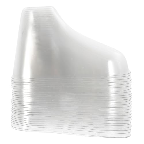 TOYANDONA 40 Stück Teiliges Transparente PVC Schuhformer für Babyschuhe Praktisches Fußmodell zur Schuh Sockendarstellung Leichter Schuhspanner für Kinderschuhe und Babysocken zur von TOYANDONA