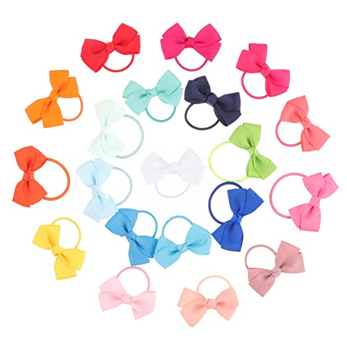 TOYANDONA 40stücke Haarbänder Für Mädchen Süße Elastische Haargummis Mit Schleifen Vielseitige Haarschmuck Für Kleinkinder Für Geburtstage Und von TOYANDONA