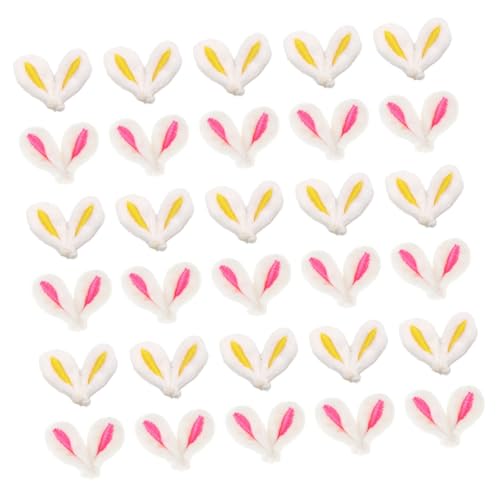 TOYANDONA 40stücke Plüsch Hase Ohren Haarclips Flauschige Ohren Zubehör Für Haarschmuck Bastelprojekte Und Festliche Dekorationen Rosa von TOYANDONA