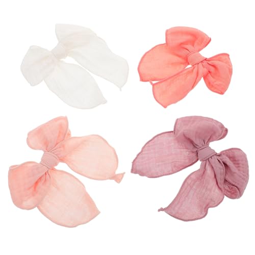 TOYANDONA 4stücke Haarspangen Mit Schleife Für Mädchen Damen Und Junge Mädchen Stilvolle Haarschmuck Accessoires Mit Schleifen Für Festivals Und Alltag Komfortable Haarclips Mit von TOYANDONA