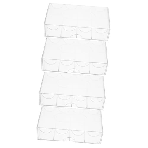 TOYANDONA 4stücke Multi-Grid Poker Chip Aufbewahrungsbox Transparente Chips Organizer Mit Großer Kapazität Für Vier Fächer Langlebiges Optimal Für Spieleabende TOYANDONA 4stücke Multi-Grid Poker Chip Aufbewahrungsbox Transparente Chips Organizer Mit Großer Kapazität Für Vier Fächer Langlebiges Optimal Für Spieleabende von TOYANDONA
