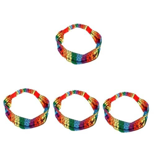 TOYANDONA 4stücke Sportliches Elastisches Haarband Für Yoga Fitness Und Lauftraining Rutschfest Schweißabsorbierend Und Für Damen Und Vielseitig Einsetzbar von TOYANDONA