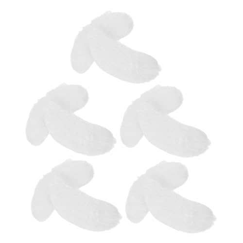 TOYANDONA 5paare Selbstklebende Weiße Weihnachtsmann Augenbrauen Realistisches Cosplay Zubehör Für Opa Und Santa Kostüme Verkleidungsaccessoires Für Festlichkeiten Und Partys von TOYANDONA