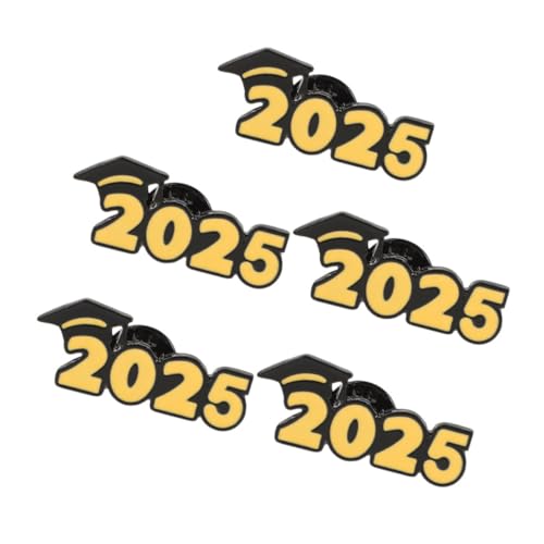 TOYANDONA 5 Stück Abschlussbroschen für Absolventen Dekorative Anstecknadeln mit Abschlusskappen Design aus Zinklegierung für Abschlussfeiern und von TOYANDONA