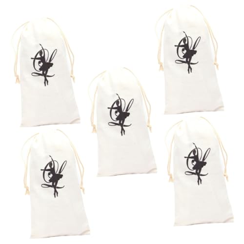 TOYANDONA 5 Stück Aufbewahrungstasche für Tanzschuhe Ballettschuhe Mädchen Tanztasche Reisen tragbare Schuhe Aufbewahrungsbeutel Schuhbeutel für Balletttanz Segeltuch von TOYANDONA