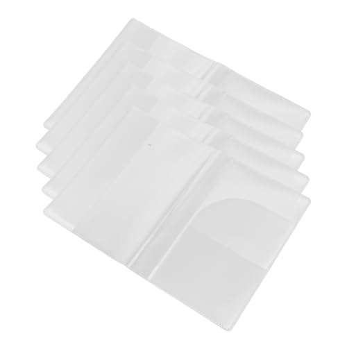 TOYANDONA 5 Stück Reisepasshüllen Fotohalter Für Geldbörse Klarer Kreditkartenschutz Visitenkartenhüllen Führerscheinhülle Klare Kreditkartenhüllen Passhüllen Transparentes PVC von TOYANDONA