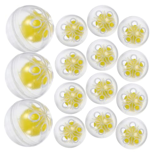 TOYANDONA 50stücke Rasselspielzeug Mit Rasseleinsatz Rasselbälle Für Puppen Und Plüschtiere Geräuschrassel Für Junge Mädchen Und Junge Mädchen Auffälliges Design von TOYANDONA