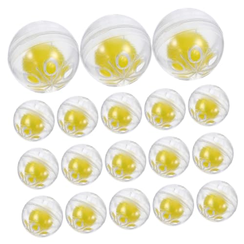 TOYANDONA 50stücke Rasselbälle Einsätze Für Puppen Spielzeug Rasselbox Reparaturteile Geräuschmacher Für Haustierpuppen Und Vogelkaubälle von TOYANDONA