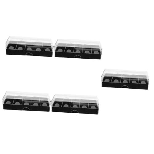 TOYANDONA 5St Chip-Box aus Acryl Poker Spielkartenfach Aufkleber Fall Wächter Träger Transparente Chip-Box Große Chip-Box Chip-Aufbewahrungskoffer gehäuse Tragbarer Chipkoffer Chipversorgung von TOYANDONA