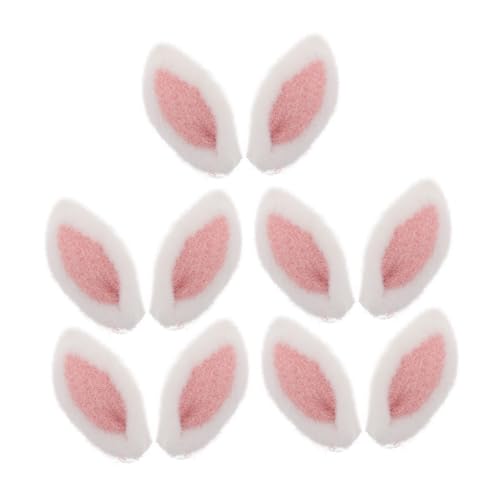 TOYANDONA 5paare Hasenohren Haaraccessoires Ear Clips Für Kreative Frisuren Und Kostüme Für Partys Und Feiertage Weichem Material Gefertigt von TOYANDONA