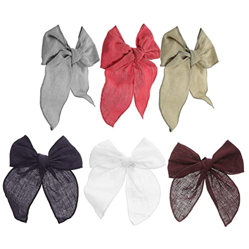 TOYANDONA 6stücke Große Haarschleifen Für Frauen Vintage-haarclips Langlebige Haaraccessoires Für Hochzeiten Partys Alltag Verschiedenen Farben Erhältlich von TOYANDONA