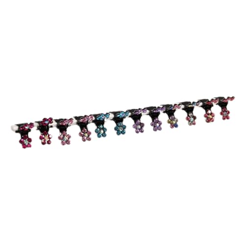 TOYANDONA 60stücke Mädchen Mini Haarklammern Mit Blumen-design Bunte Haarspangen Für Mädchen Für Geburtstagsfeiern Und Weihnachten Rutschfeste Clips Für Haartypen von TOYANDONA
