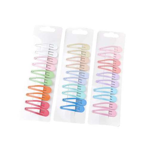 TOYANDONA 60stücke Haarspangen Für Mädchen Einfarbige Wassertröpfchen Clips Haarschmuck Junge Mädchen Und Junge Accessoires Für Und Diy-projekte von TOYANDONA
