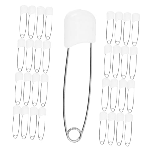 TOYANDONA 60stücke Sicherheitsnadel Für Windel Kleidung Mit Kunststoff-Verschluss Windelschnalle Sicherheitsbrosche Für Junge Mädchen Und Erwachsene von TOYANDONA