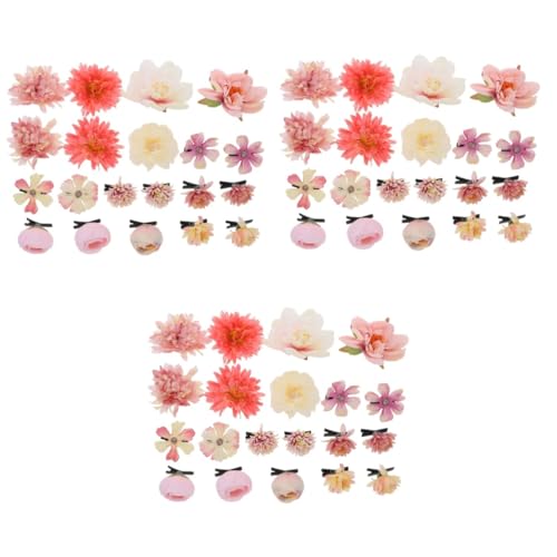 TOYANDONA 63 Stk Haarnadel Blumenhaarspangen für Frauen Haarschmuck für Damen flower hair clips blumenhaarklammer Haarblumen Haarspange Hanfu Kopfbedeckung einstellen Kind von TOYANDONA