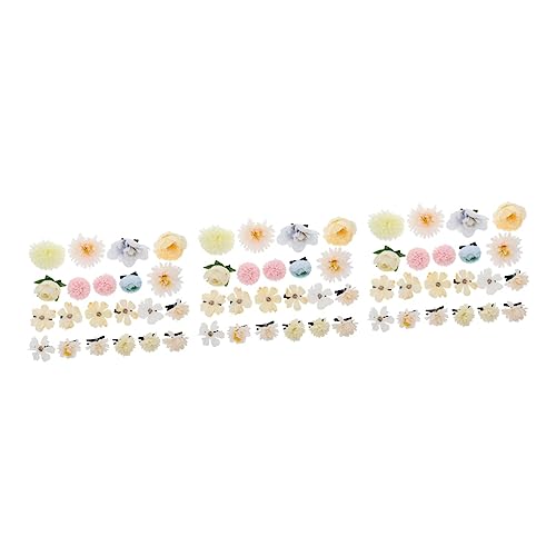 TOYANDONA Kinder-Tiara 63 Stk Haarnadel Haarspangen für Kinder Haarblumen flower hair clips blumenhaarklammer haarschmuck Tiara Haarspange Blumenclips die Blumen Kopfbedeckung Zubehör von TOYANDONA