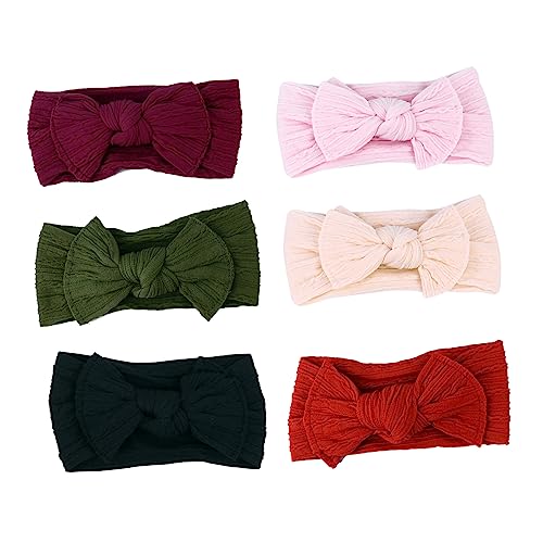 TOYANDONA 6stücke Mädchen Stirnband Mit Schleife Haarband Für Neugeborene Und Kleinkinder Und Sicheres Kopfbedeckung Für Alltag Und Anlässe von TOYANDONA