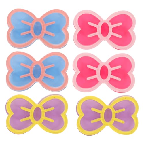 TOYANDONA 6stücke Teiliges Haarspangen Für Mädchen Süße Schleifen-haarclips Für Kleinkinder Rutschfeste Haarschmuck-accessoires Für Verschiedene Frisuren Und Outfits von TOYANDONA