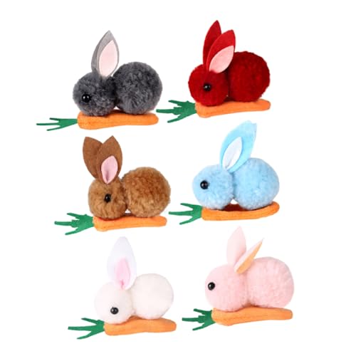 TOYANDONA 6stücke Teiliges -haarspangen Mit Karotten-design -accessoires Für Kostümpartys Und Feiern Für Karneval Und Ostern von TOYANDONA