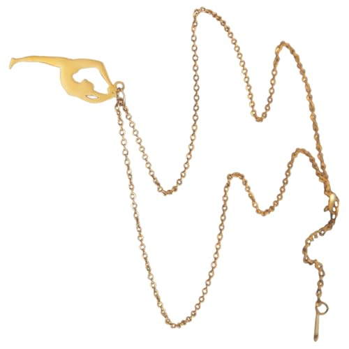 TOYANDONA Anhänger Halskette für Damen und Herren Langlebige Kette Einzigartiges Design Geschenkidee für Sportliebhaber und Tänzer Goldoptik TOYANDONA Anhänger Halskette für Damen und Herren Langlebige Kette Einzigartiges Design Geschenkidee für Sportliebhaber und Tänzer Goldoptik von TOYANDONA