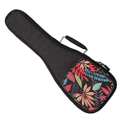 TOYANDONA Aufbewahrungsbehälter Ukulele Mit Dicker Polsterung Doppelter Schultergurt Zum Tragen Geräumiger Fronttasche Für Zubehör Organizer Und Tasche von TOYANDONA