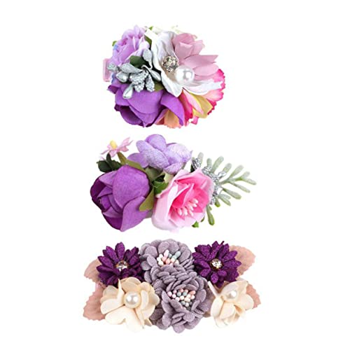 TOYANDONA 3stücke Teiliges Haarspangen Mit Blumenmotiv Strapazierfähige Haarnadeln Für Mädchen Für Hochzeiten Partys Und Besondere Anlässe Farbtönen von TOYANDONA