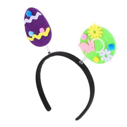 TOYANDONA Easter Cosplay Haarreif Mit Bunten Osterelementen Für Erwachsene Für Ostern Kostümpartys Und Festliche Anlässe von TOYANDONA