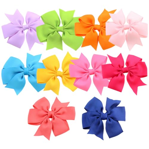 TOYANDONA 10stücke Haarschmuck Für Junge Mädchen Mädchen Frauen Haarschleifen Haarspangen Geburtstag Party Zubehör Styling Werkzeuge Bogen Kleine Schleifen von TOYANDONA