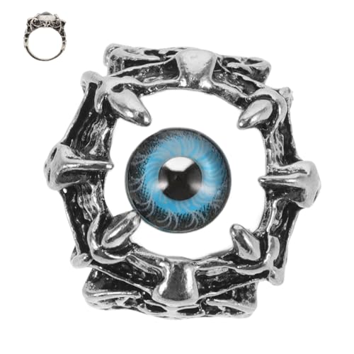 TOYANDONA Evil Eye Statement für und Frauen Retro Design Langlebigem Legierungsmaterial Komfortabel und Vielseitig für Halloween Partys Modisches Accessoire TOYANDONA Evil Eye Statement für und Frauen Retro Design Langlebigem Legierungsmaterial Komfortabel und Vielseitig für Halloween Partys Modisches Accessoire von TOYANDONA