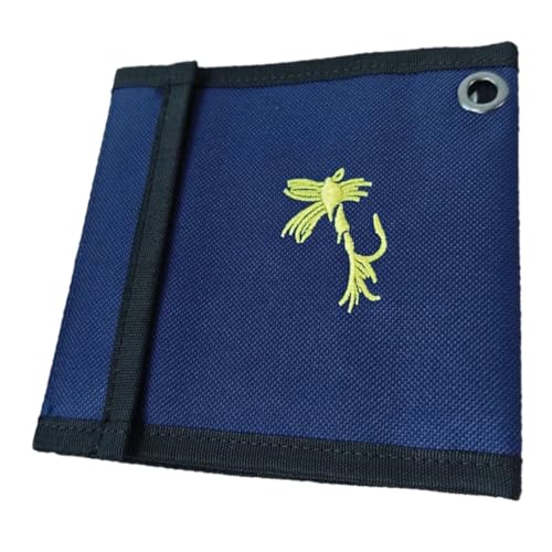 TOYANDONA Fly Leader Wallet Multifunktionale Fliegenfischerei Linientasche mit Mehrschicht Taschen für Effiziente Aufbewahrung von Angelzubehör und Vorfächern Atmungsaktiv und Organisiert von TOYANDONA
