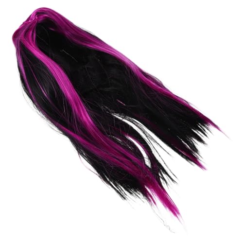 TOYANDONA Gerade Anime Perücke für Halloween Kostümparty Hochwertige Synthetische Haarverlängerung für Vielseitige Stylings und Rollenspiele von TOYANDONA